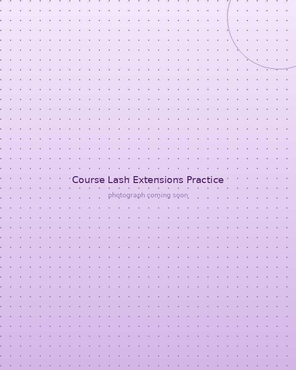 Eyelash Extensions class practice