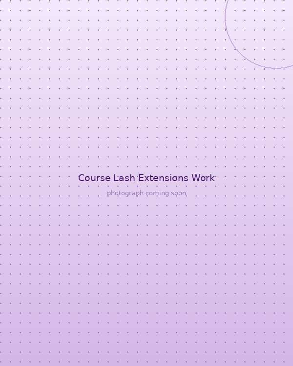 Student work from the Eyelash Extensions course