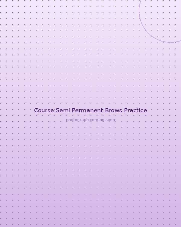Semi-Permanent Brows class practice
